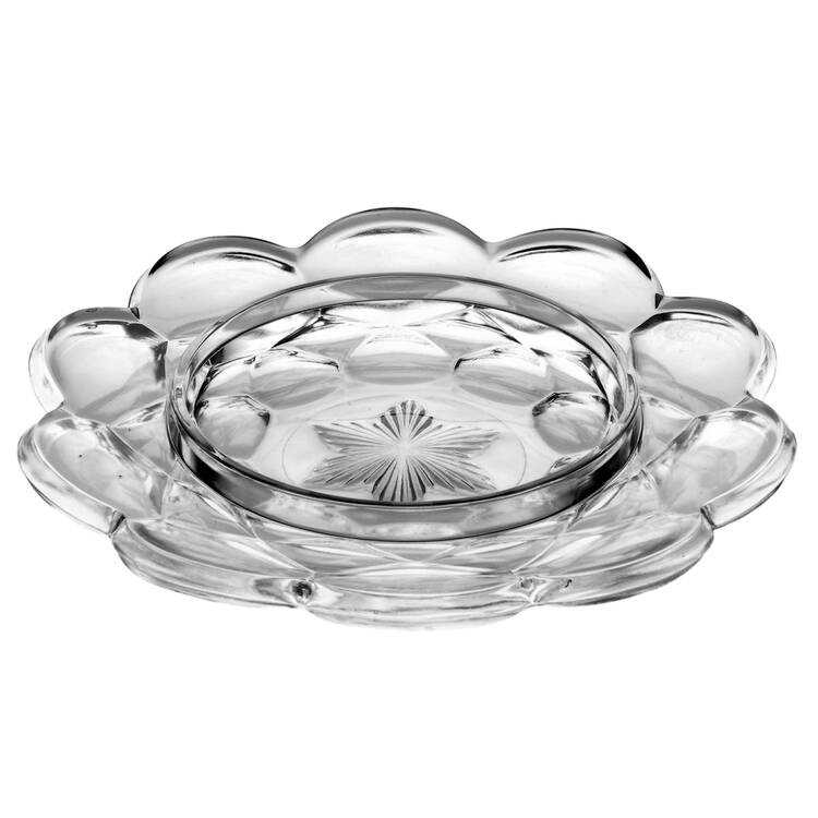 Dominion Clear Round Butter Dish No Lid