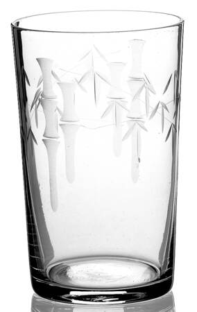 Bamboo (Smooth Straight Stem) 8 Oz Flat Tumbler