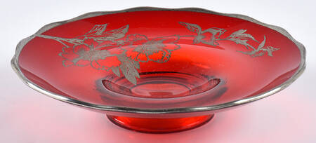 Flanders Ruby Footed Cake Plate