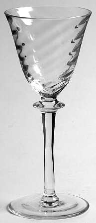 Garda Clear (Swirl Optic) Sherry Glass