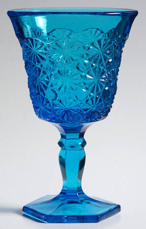 Daisy and Button Blue Candy Dish No Lid