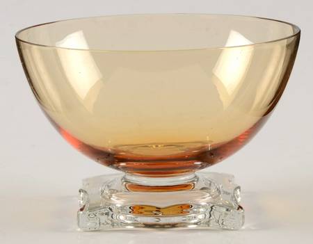 903 Amber Footed Dessert