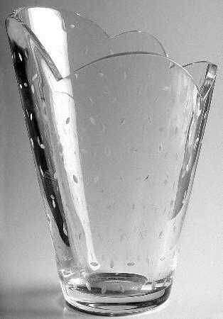 Happy  10" Crimped Vase