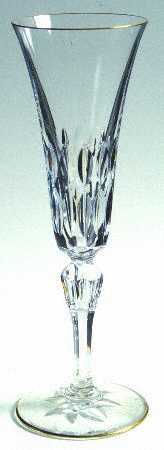 Stella (Gold Trim) Fluted Champagne