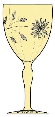 Rose (Yellow, Cut #17)