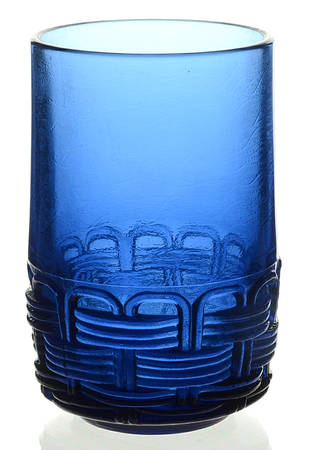 Wicker Blue 12 Oz Flat Tumbler