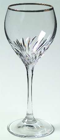 Castello Gold Wine Glass