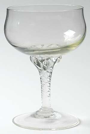 Coronation Citron (Yellow) Champagne/Tall Sherbet