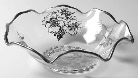 Peony 10" Round Crimped Bowl
