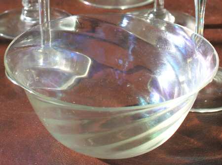 Garda Opalescent (Swirl Optic) Small Fruit Dessert Bowl