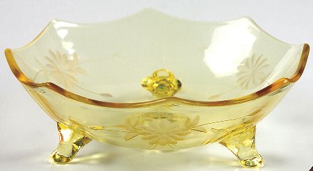 Pauline Topaz Three-Toed Bowl
