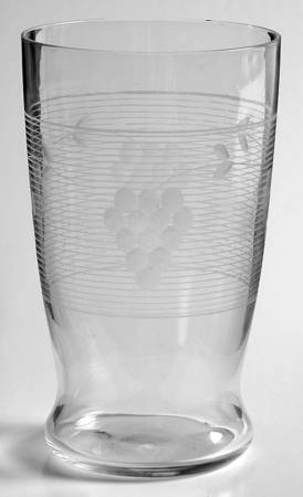 Grape on Grid (Cut #96) 14 Oz Flat Tumbler