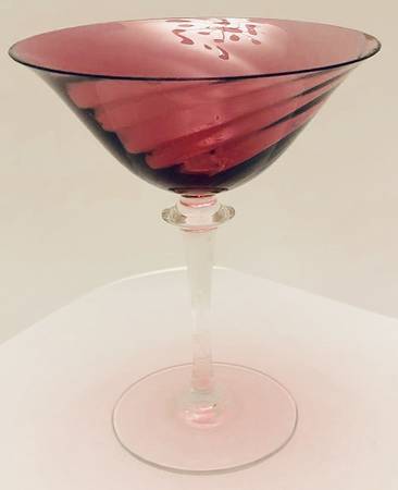 Garda Amethyst (Swirl Optic) Champagne/Tall Sherbet