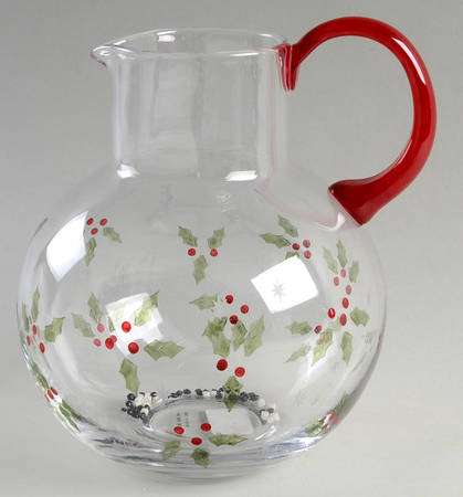 Holly Berry Red 76 Oz Pitcher
