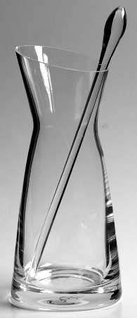 Entertainer Martini Carafe W/Plastic Stirrer