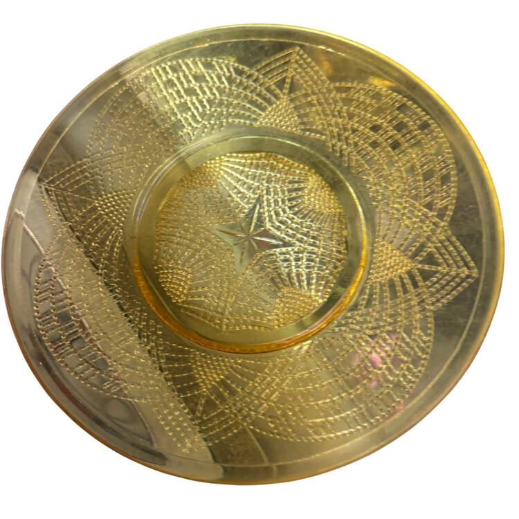 Romanesque Amber Bread & Butter Plate
