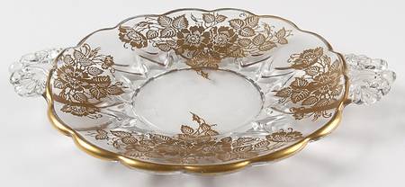 Queens Rose 7" 2 Handled Plate