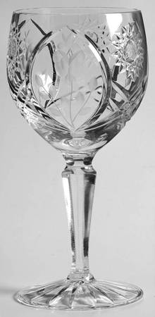 Country Rose Water Goblet