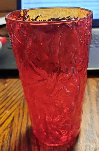 Driftwood Orange Highball Glass