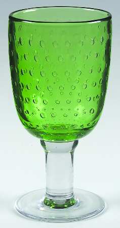 Biscayne Green Wine Glass