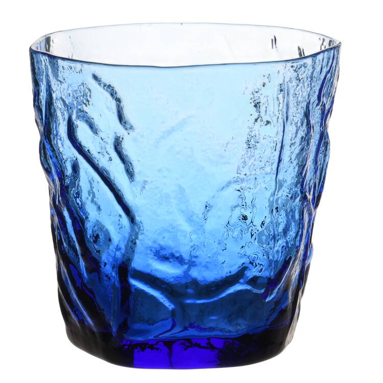Driftwood Cobalt Blue Double Old Fashioned