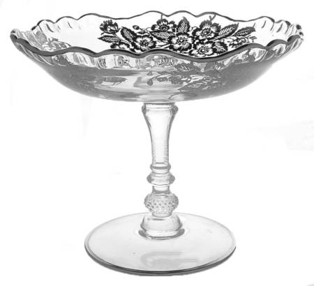 Blossom Time Round Compote (Height X Width)