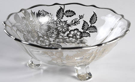 Blossom Time 3-Toed Footed Bowl