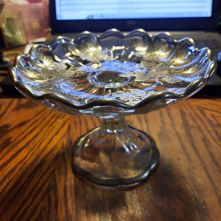 Blossom Time Round Compote (Height X Width)
