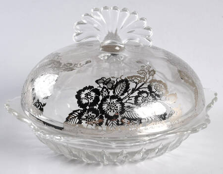 Blossom Time Round Covered Butter