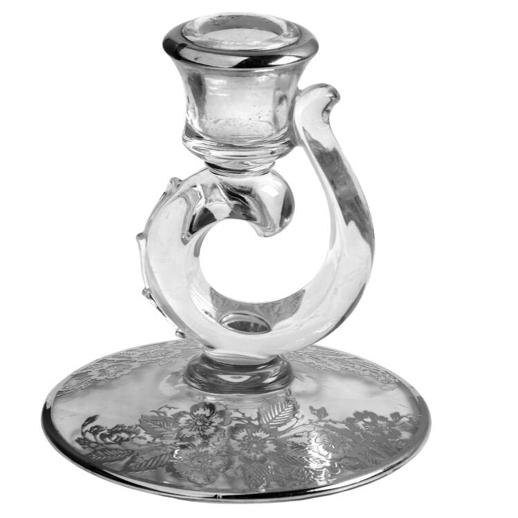 Blossom Time 4" Single Light Candlestick