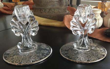 Blossom Time 5" Single Light Candlestick