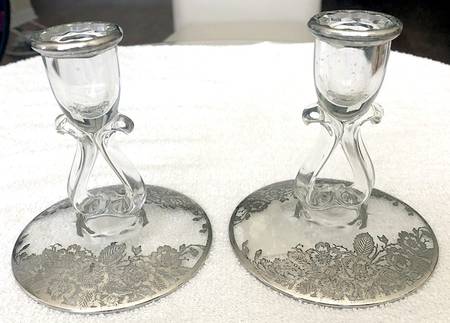 Blossom Time 4" Single Light Candlestick