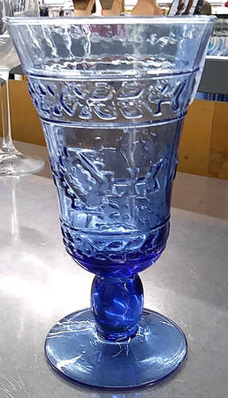 Adirondack Blue Wine Glass