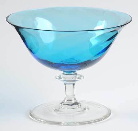 Garda Blue (Swirl Optic) Low Sherbet
