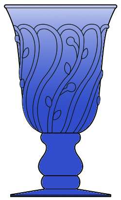 Provence Garden Cobalt Blue