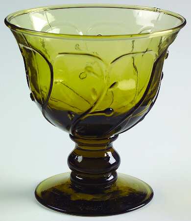 Provence Garden Green Small Fruit Dessert Bowl