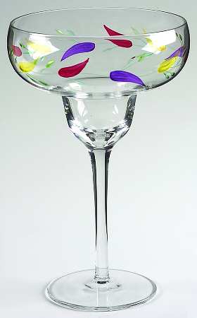 Chili Peppers Margarita Glass