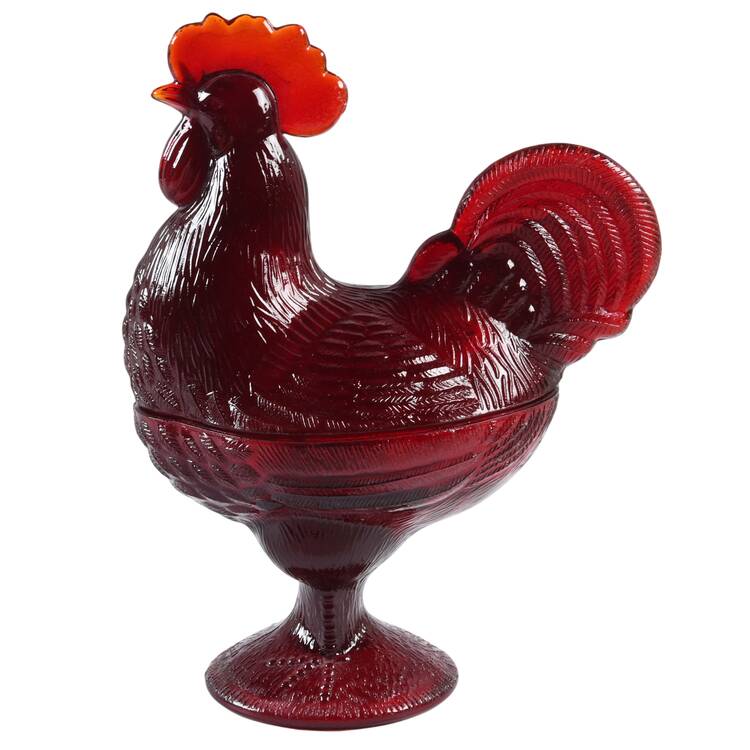Animals & Figurines #SR-1 Standing Rooster with Lid