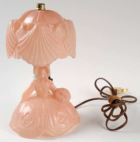 Animals & Figurines Pink Southern Belle Lamp W/Shade