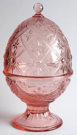Animals & Figurines Egg Shape Alexandra Candy Dish & Lid