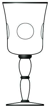 Cosmos Platinum Water Goblet