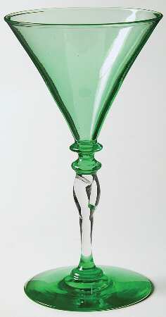 5154 Pomona Green Wine Glass
