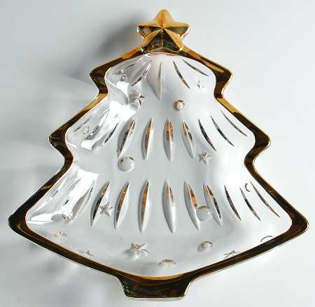 Yuletide Spirit Gold 10" Oval Platter