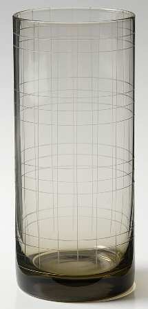 Park Avenue Grid Smoke Highball Glass