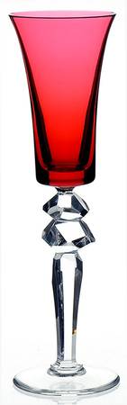 Excess Red Fluted Champagne
