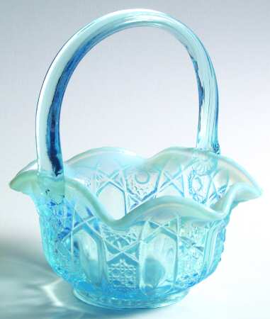 Quintec Blue Opalescent by Smith Glass 