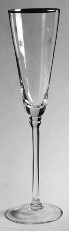 Tis the Season Platinum Fluted Champagne