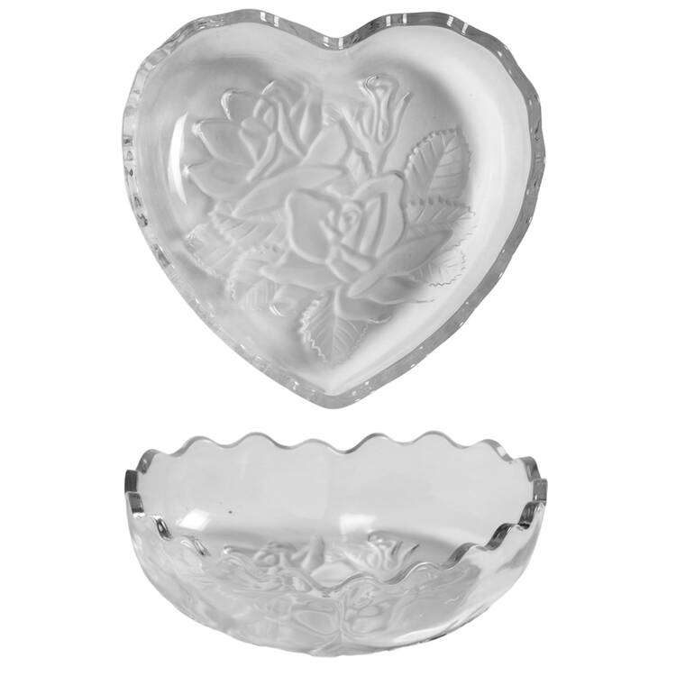 Winter Rose Lid for Large Heart Box