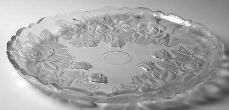 Winter Rose 14" Round Platter
