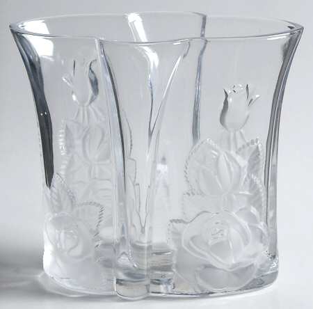Winter Rose 5" Oval Vase
